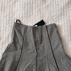 Ralph Lauren Black and White Houndstooth Skirt